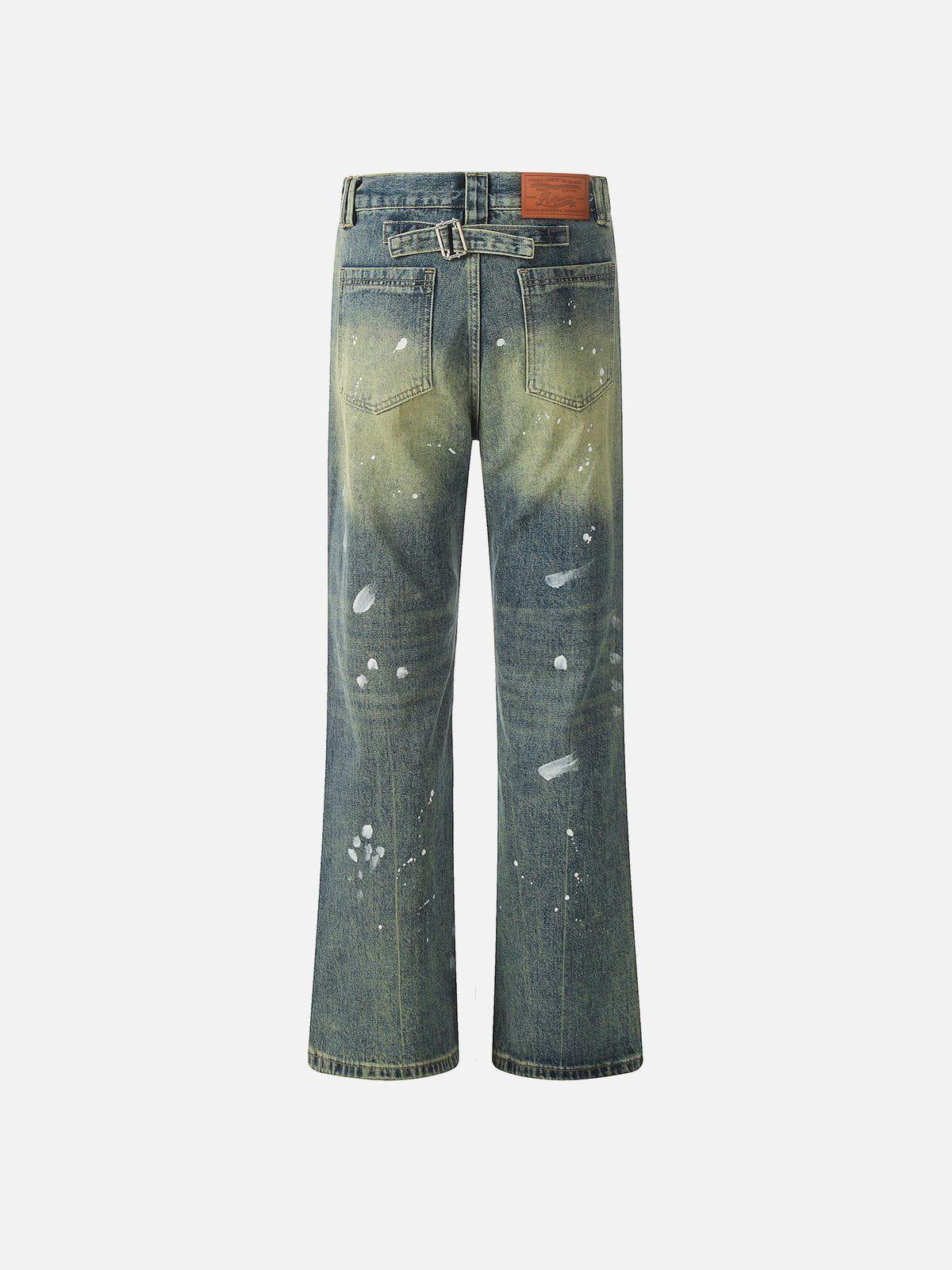 Aelfric Eden Splash-Ink Washed Jeans Product Image