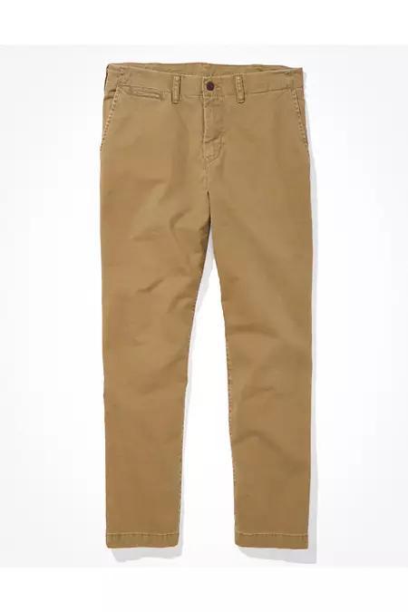 AE Flex Relaxed Straight Lived-In Khaki Pant Men's Product Image