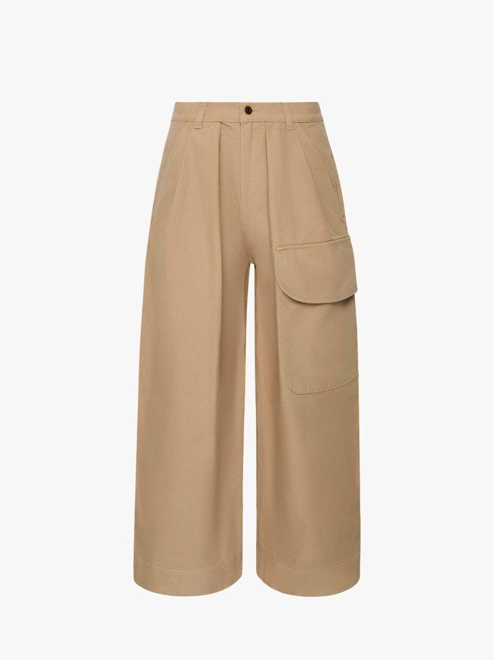 CARGO TROUSERS WITH OVERSIZED POCKET in neutrals | JW Anderson US  Product Image