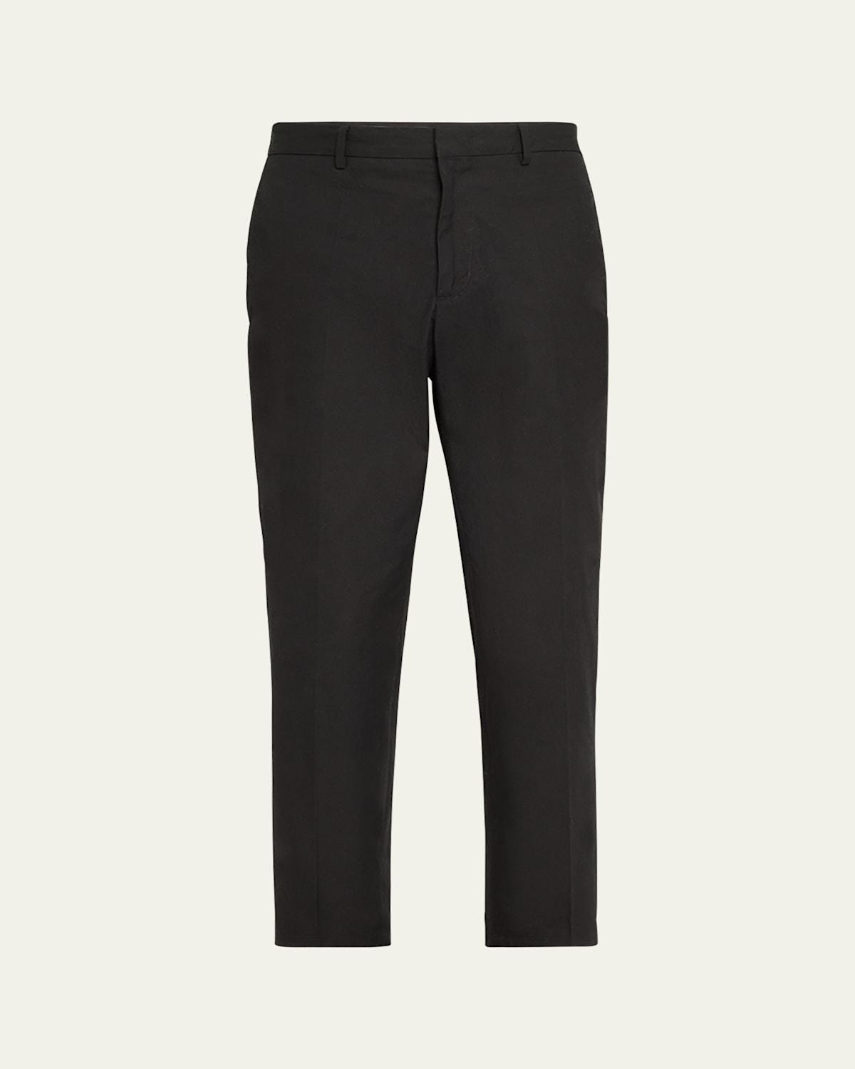 Mens Washed Cotton Trousers Product Image