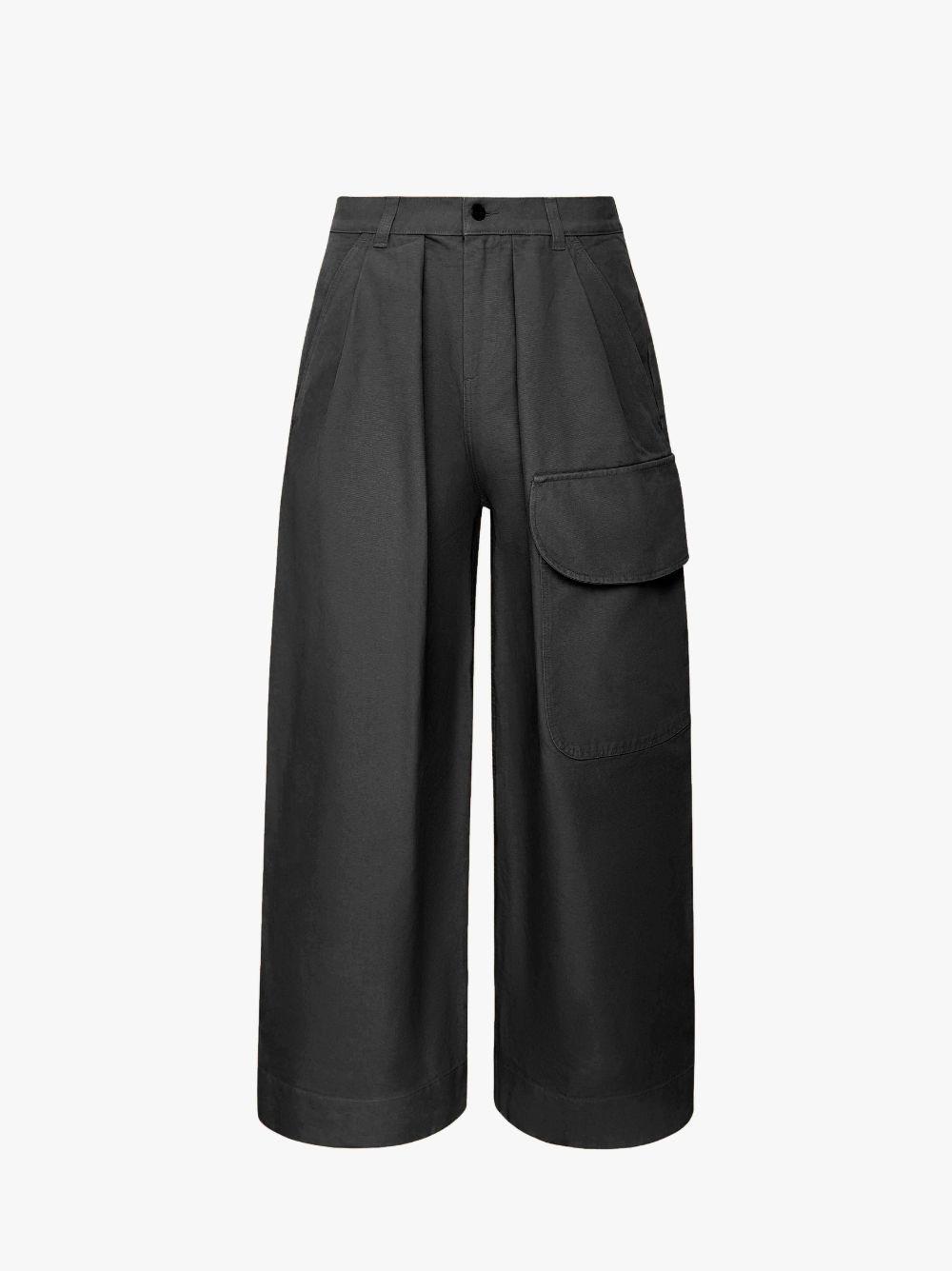 CARGO TROUSERS WITH OVERSIZED POCKET in grey | JW Anderson US  Product Image