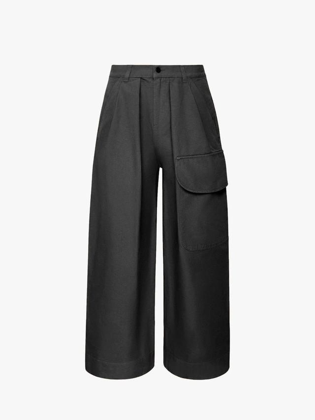 CARGO TROUSERS WITH OVERSIZED POCKET in grey | JW Anderson US  Product Image