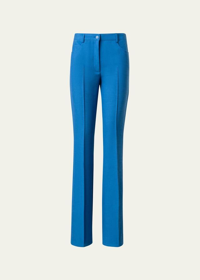 Faye Boot-Cut Crepe Pants Product Image