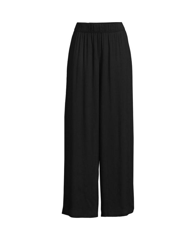 Womens Lands End Sheer Oversized Swim Cover-up Pants Product Image