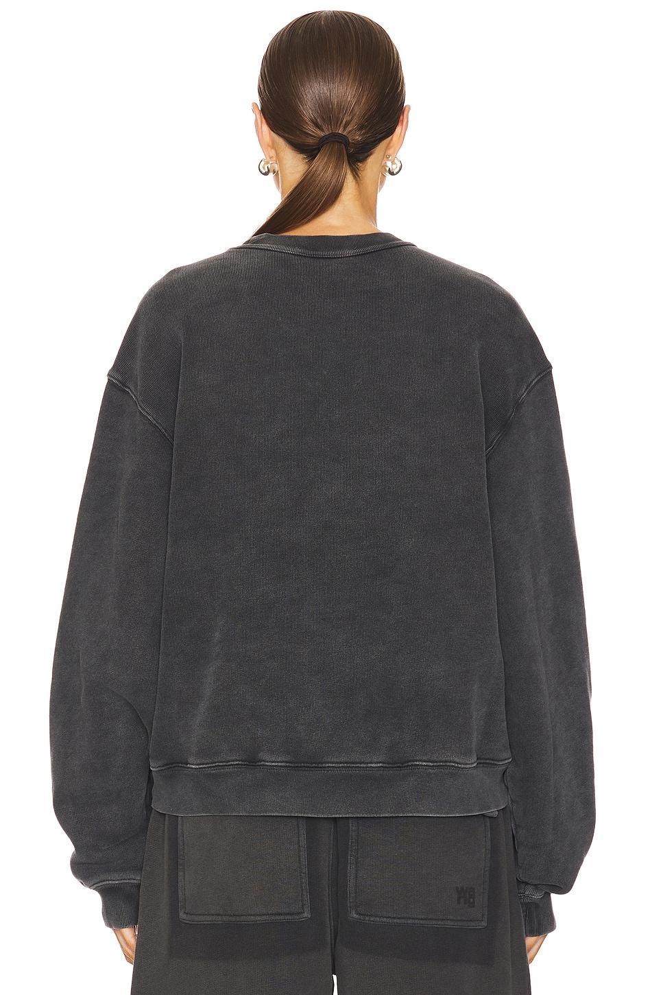 Crew Neck Sweatshirt With Blade Logo Alexander Wang Product Image