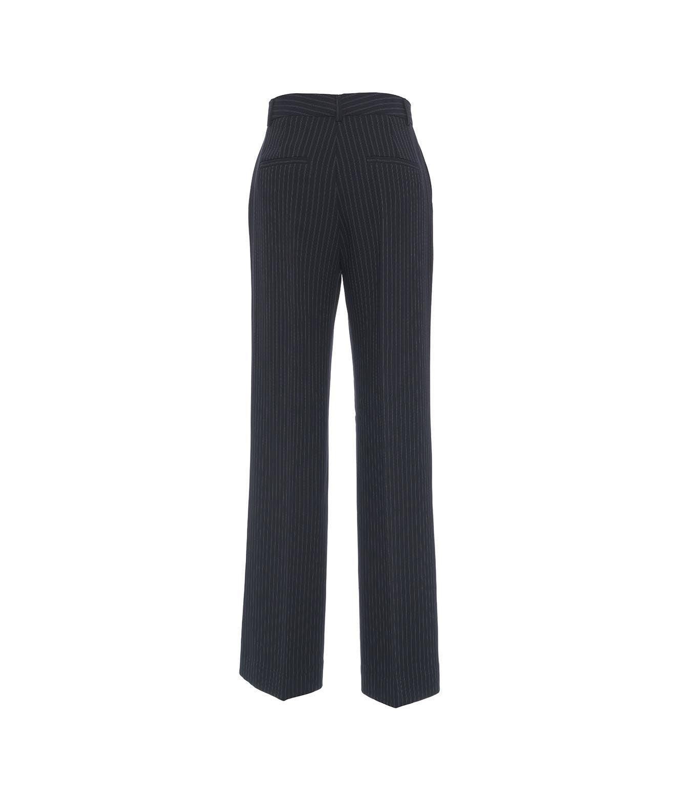 Pantaloni a gamba larga con gessato Female Product Image