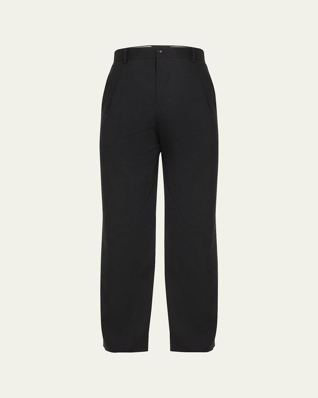 Saint Laurent Womens Knit Flare Legging Pants in Purplearge Product Image