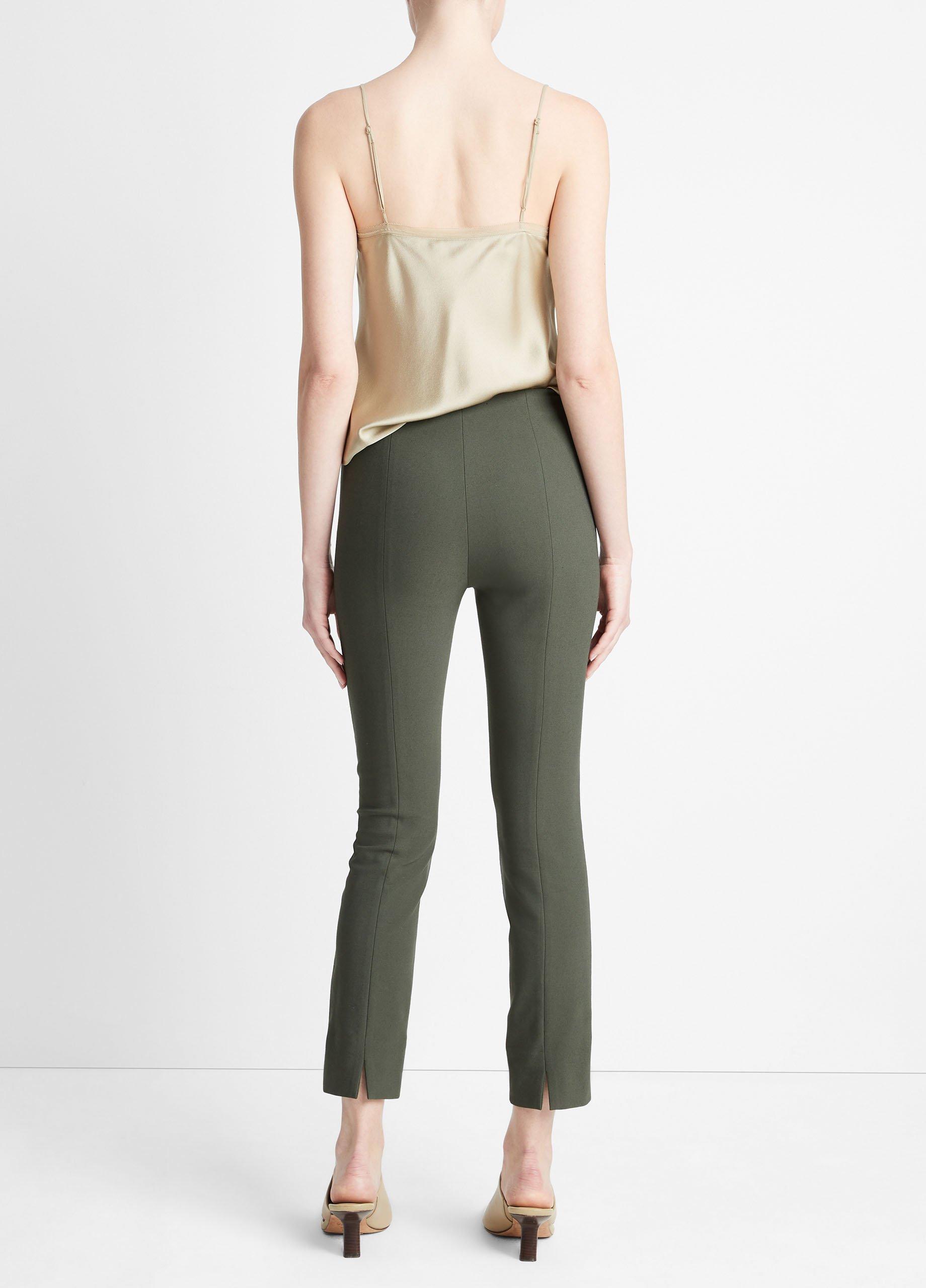 Italian Cotton-Blend Stitch-Front Seam Legging Product Image