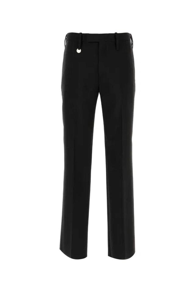 BURBERRY Sophisticated Wool Trousers For Men In Black Product Image