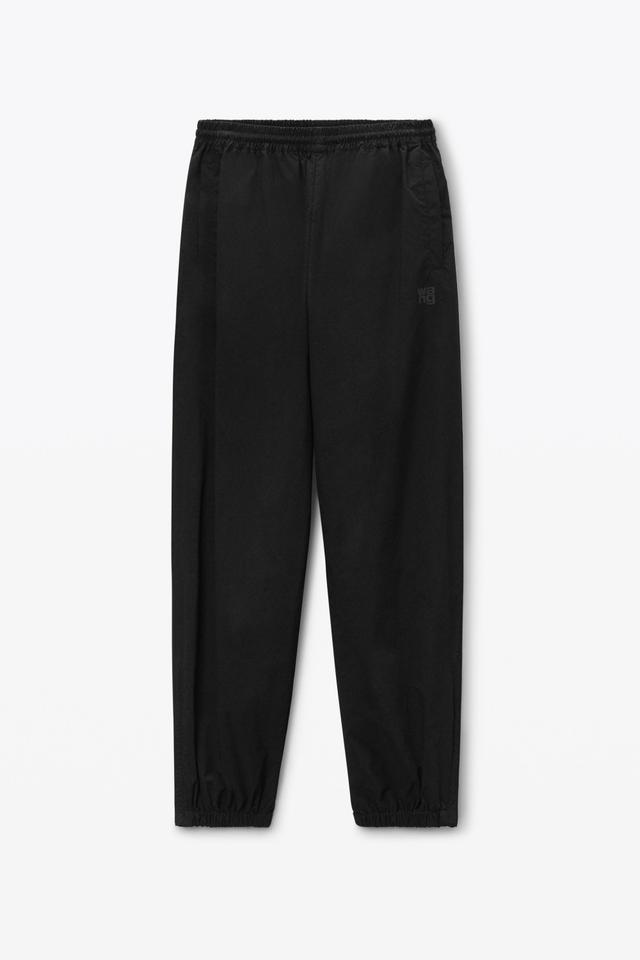 Piped Track Pants In Cotton Twill Product Image