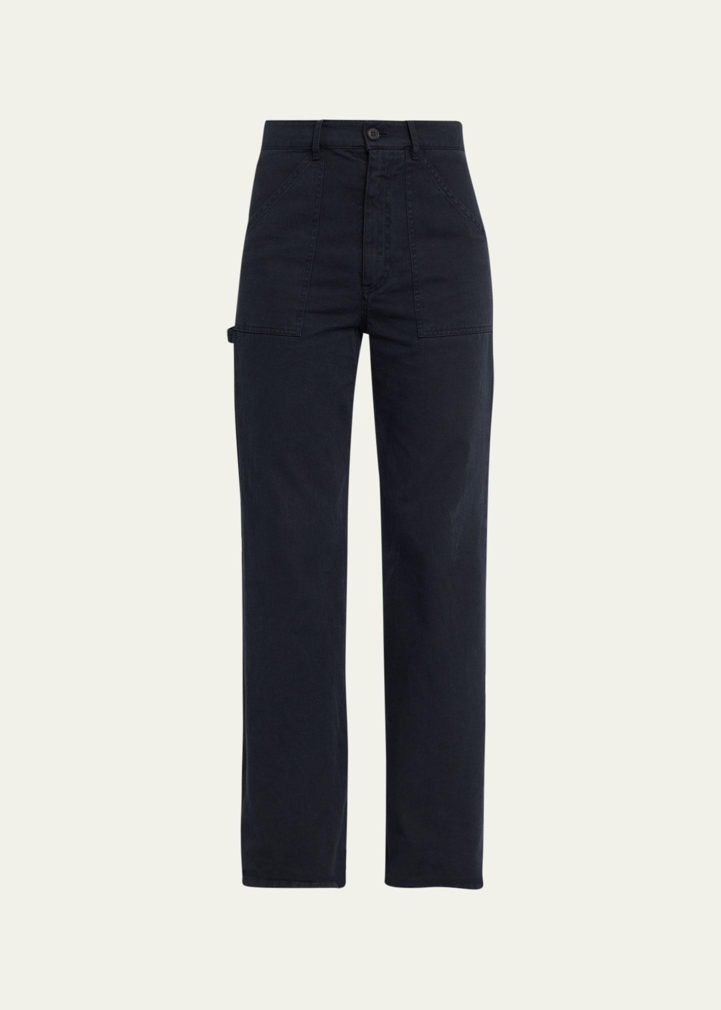 Womens Quentin High-Waisted Canvas Pants Product Image