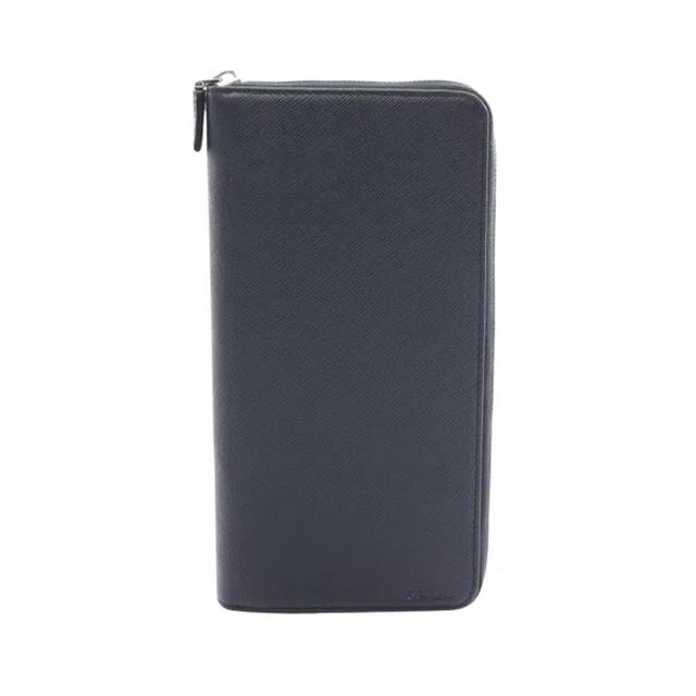 Saffiano Navy Leather Wallet  () Product Image