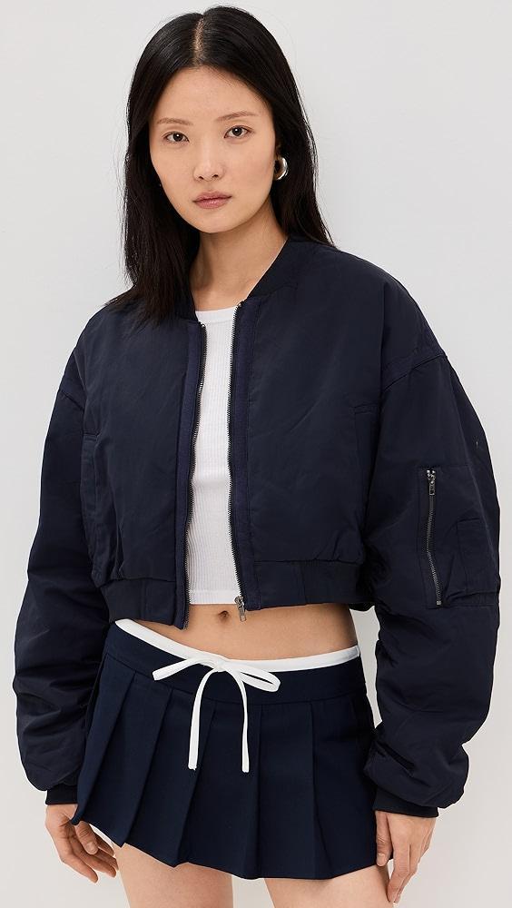 Moon River Oversized Bomber Jacket | Shopbop Product Image