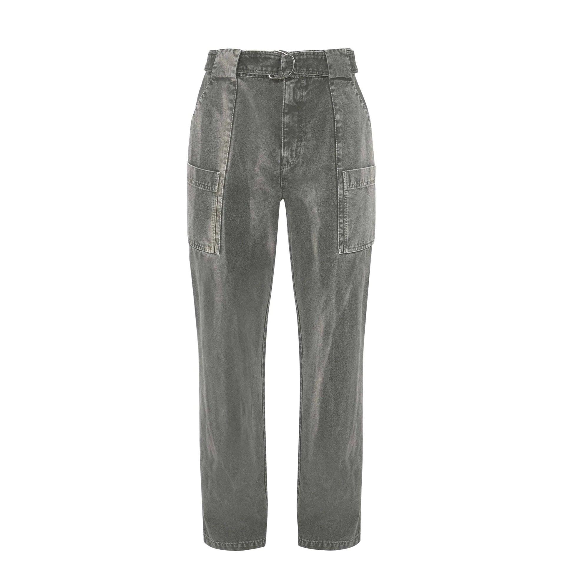 WIDE LEG CARGO TROUSERS Product Image