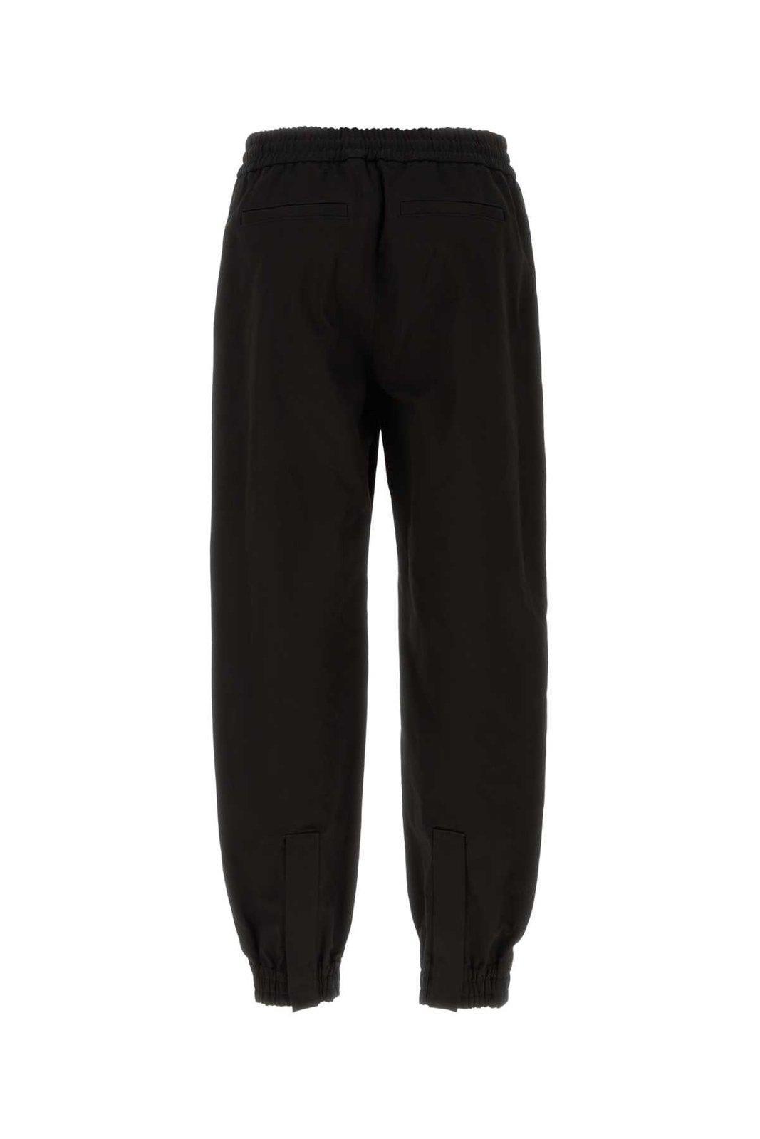 Press Stud Cargo Trousers In Black Product Image