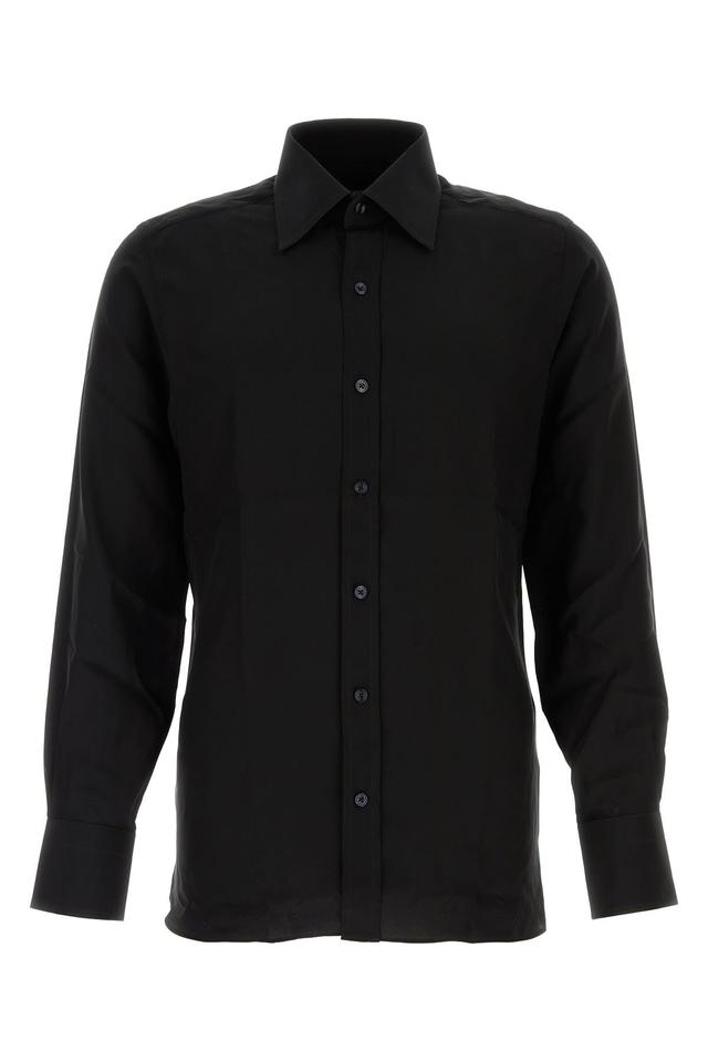 TOM FORD Regular Fit Button Up Shirt In Multicolor Product Image