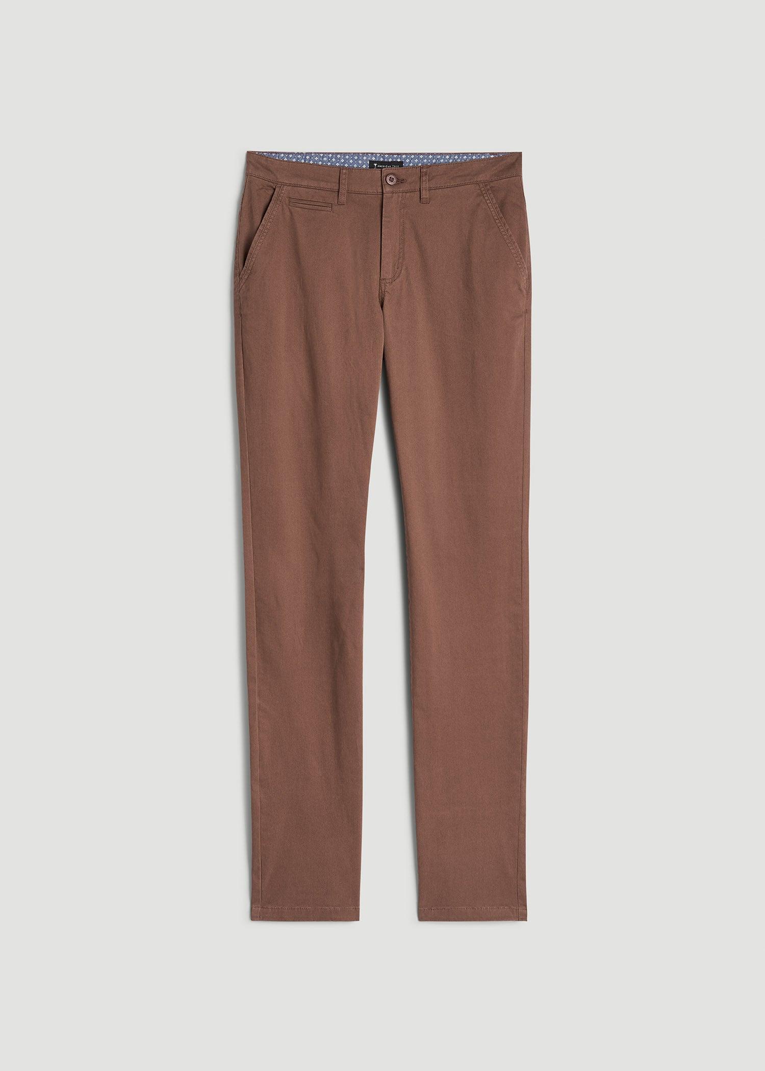 Carman TAPERED Chinos in Otter Brown - Pants for Tall Men Male Product Image