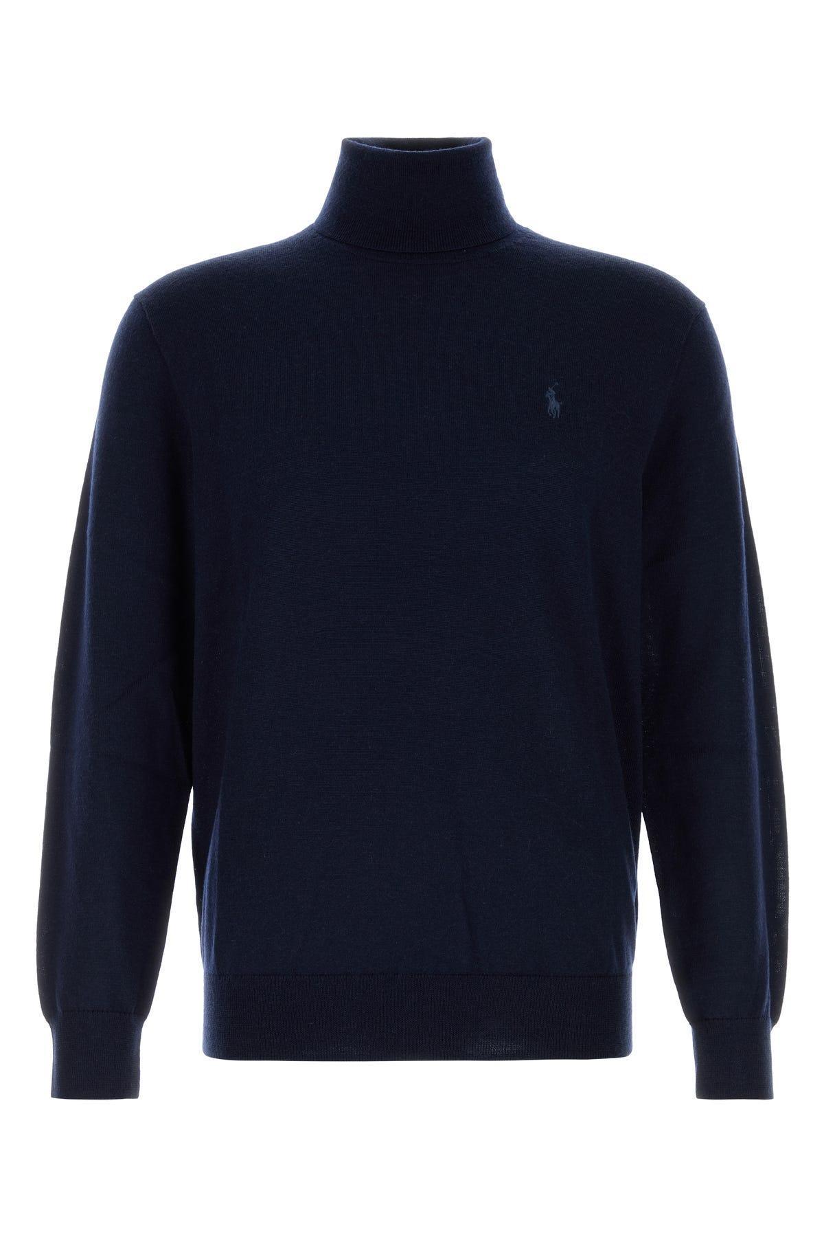 POLO RALPH LAUREN Lstnpp-long Sleeve-pullover-xxl Nd  Male In Blue Product Image