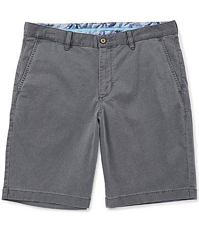 Tommy Bahama Flat Front Straight Fit Stretch Sateen 10 Inseam Boracay Shorts Product Image