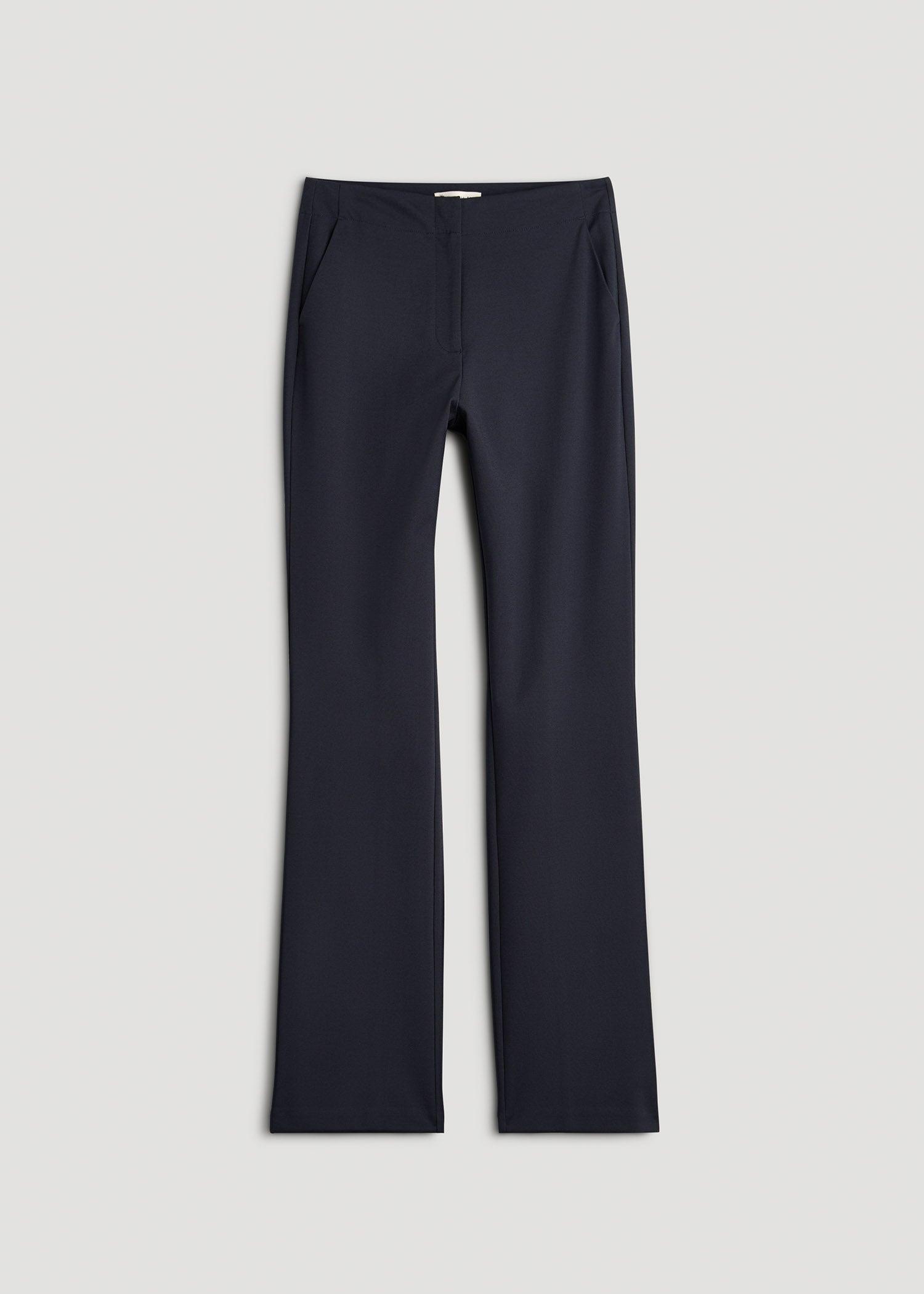 Straight Leg Dress Pants for Tall Women in Deep Navy Product Image