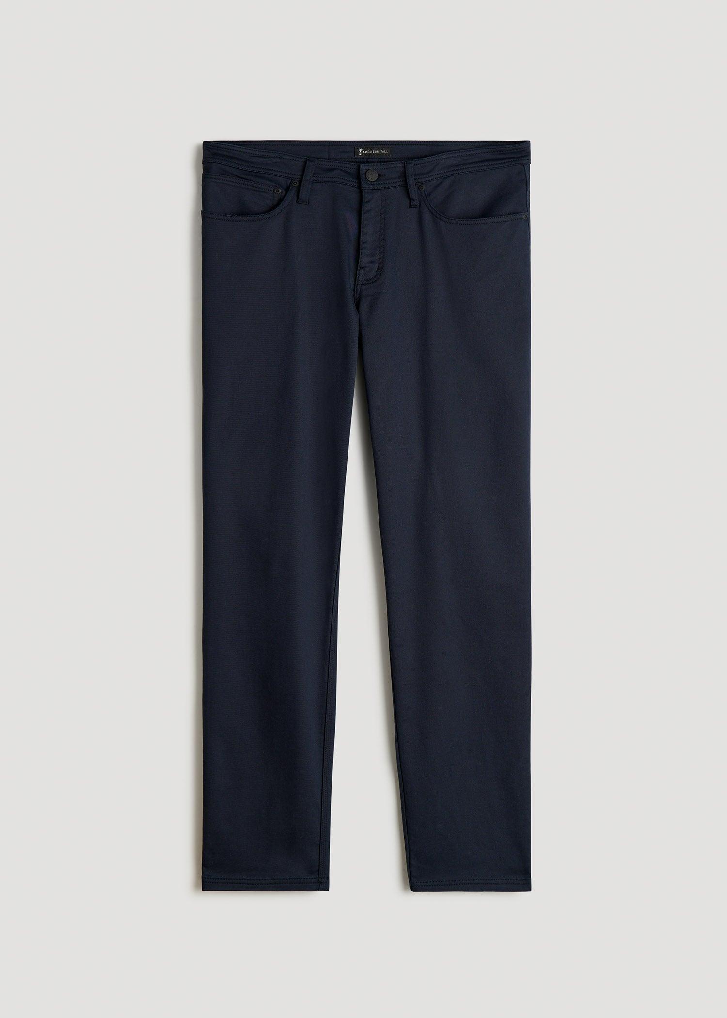 Everyday Comfort 5-Pocket TAPERED-FIT Pant for Tall Men in True Navy Product Image