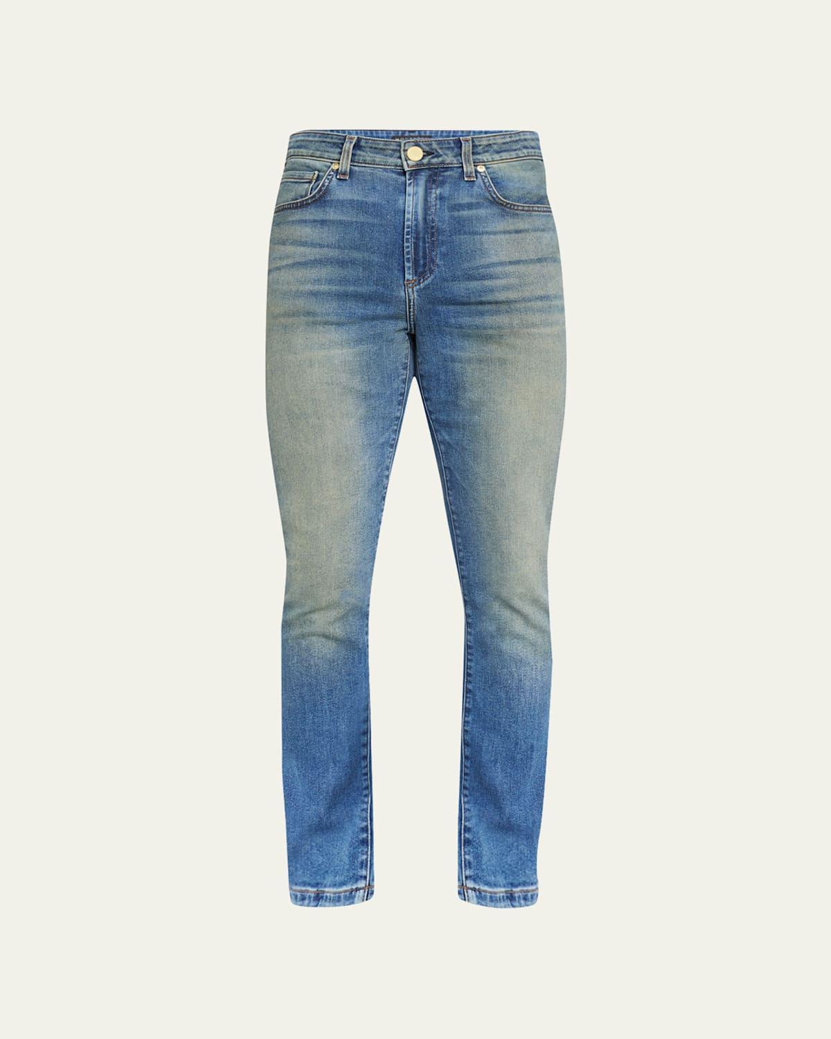 Mens Greyson Skinny Zip-Cuff Jeans Product Image