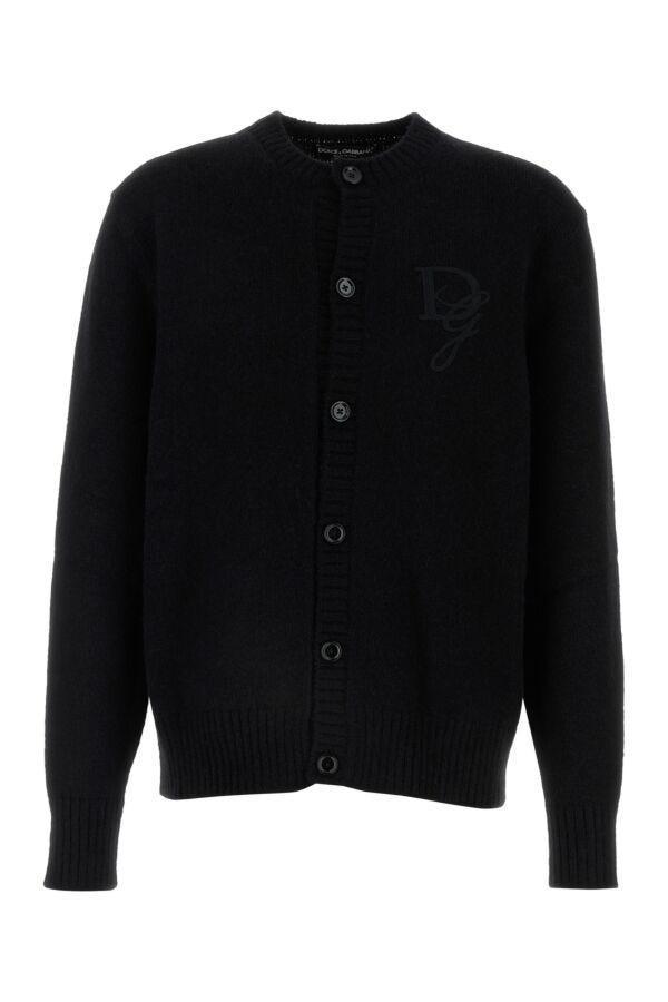 Button-down Cardigan In Black Product Image