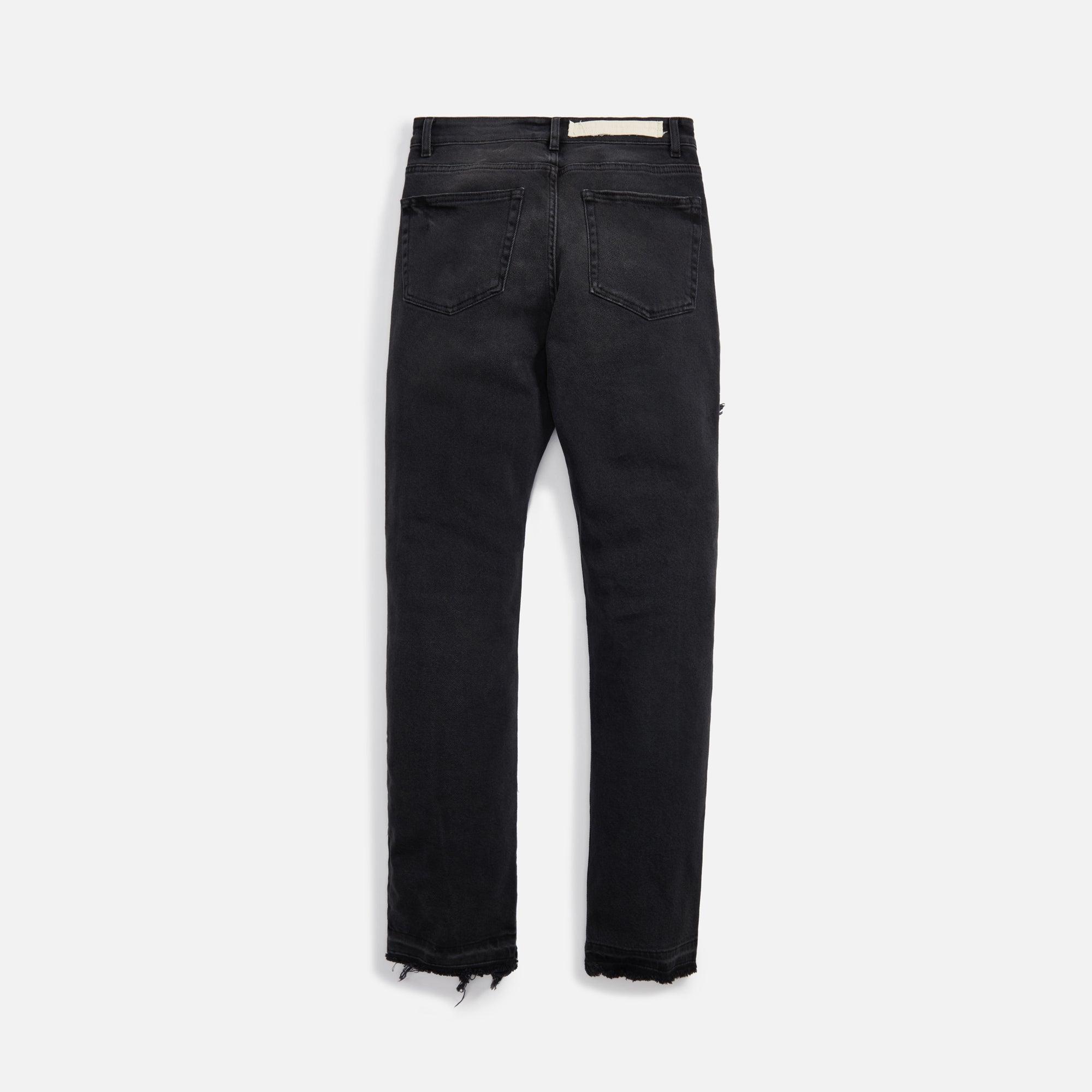 Val Kristopher Eroded Denim Faded - Black Male Product Image