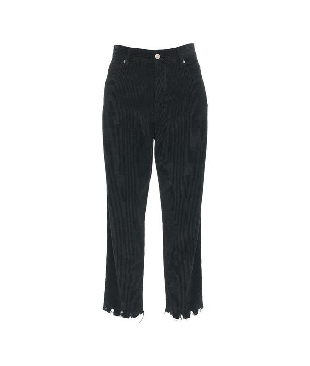 Pantaloni high waist in velluto a coste “Lola Female Product Image