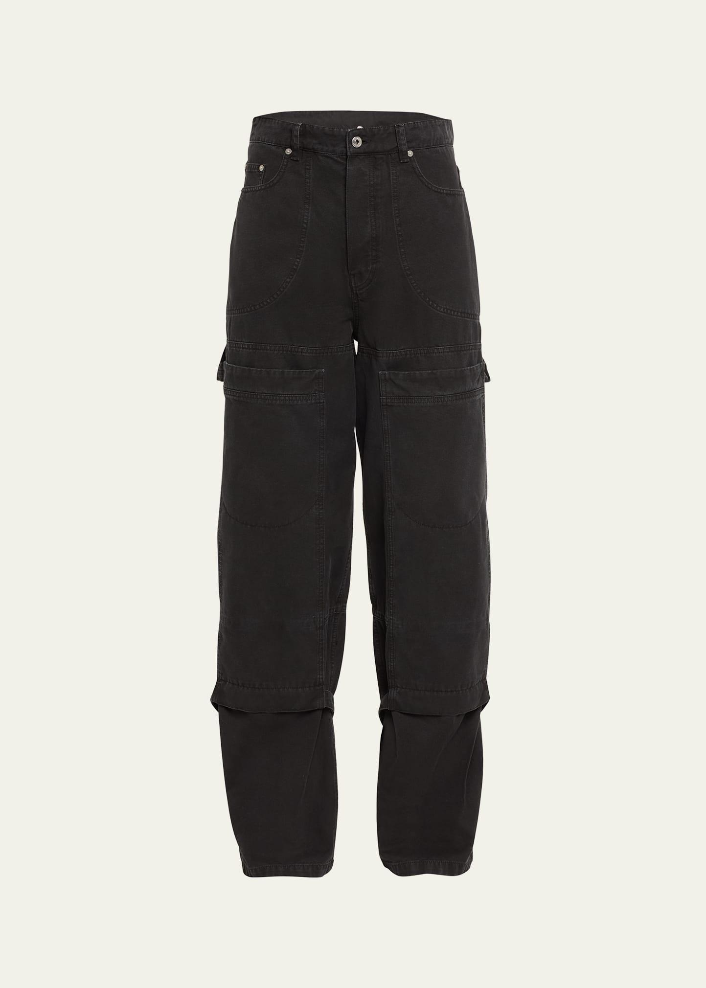 Mens Baggy Canvas Carpenter Pants Product Image