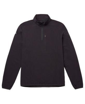 Mens Brady Black Zero Weight Half-Zip Pullover Top Product Image