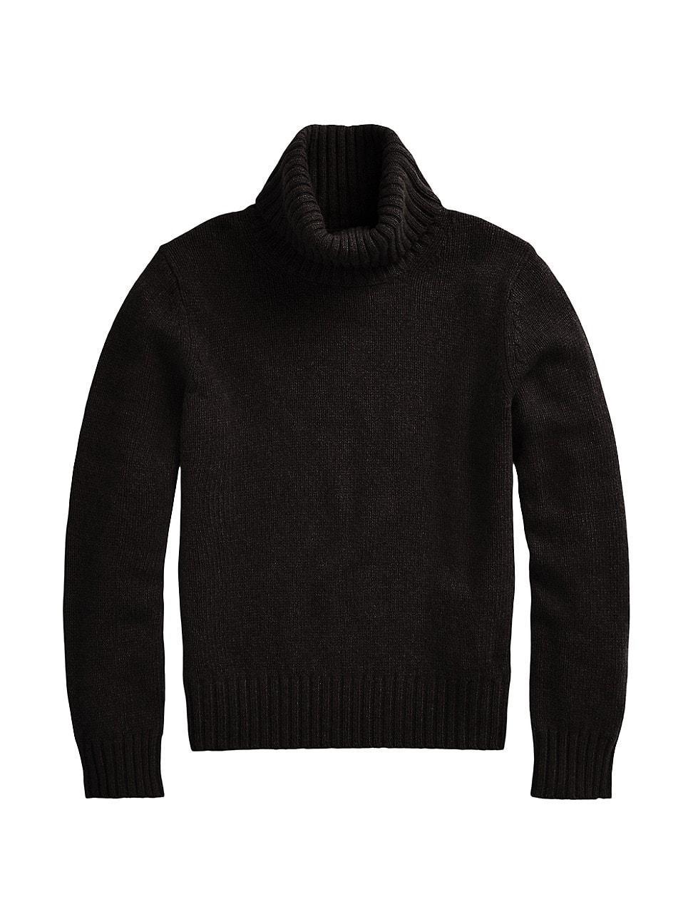 Womens Wool Turtleneck Sweater Product Image