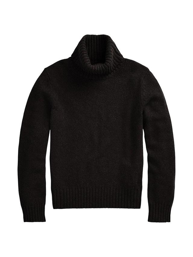 Womens Wool Turtleneck Sweater Product Image