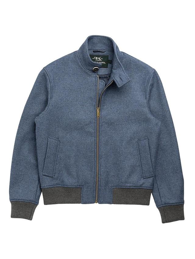 Mens Knapdale Wool-Blend Tech Bomber Jacket Product Image