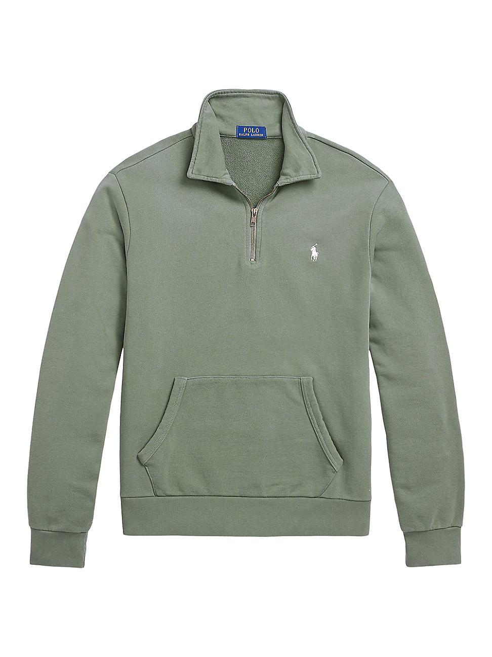 Mens Loopback Terry Quarter-Zip Sweatshirt Product Image