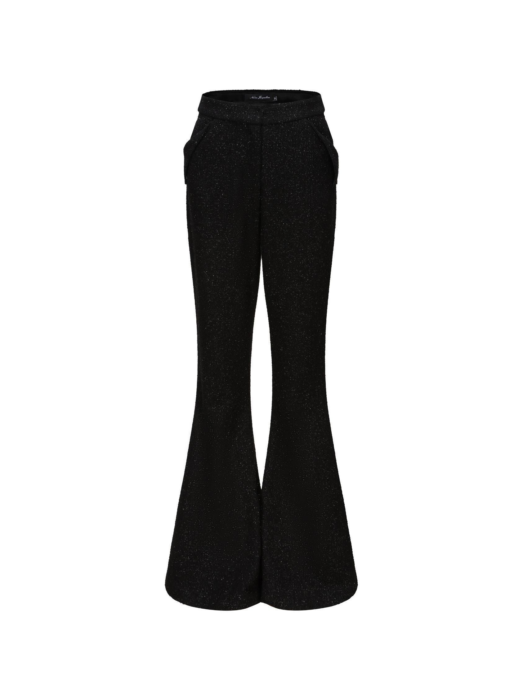 Cara Silk Pants (Black) (Final Sale) Product Image