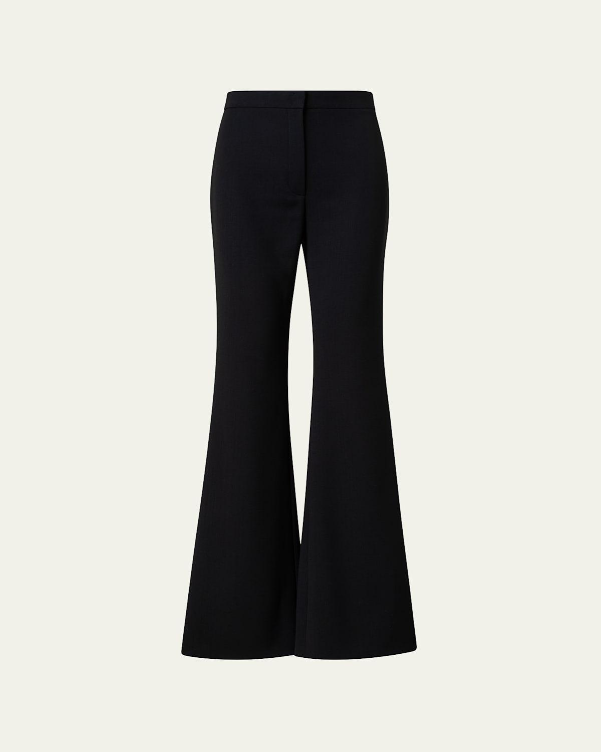 Akris punto Courtney Wide Leg Stretch Virgin Wool Pants Product Image