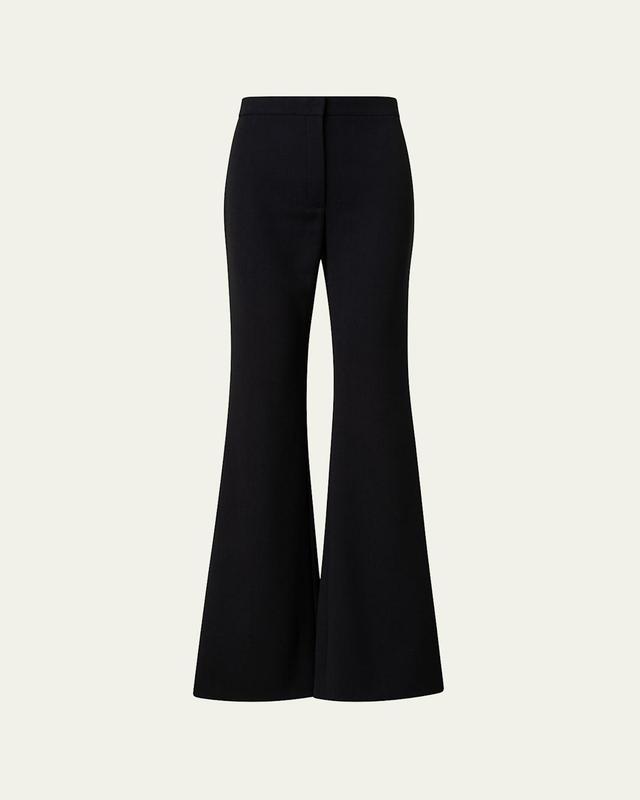 Akris punto Courtney Wide Leg Stretch Virgin Wool Pants Product Image