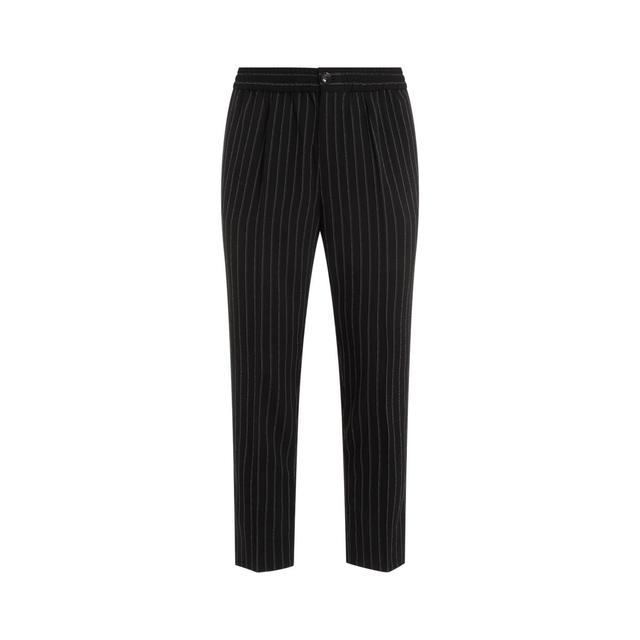 AMI ALEXANDRE MATTIUSSI Ami Trousers Black Product Image