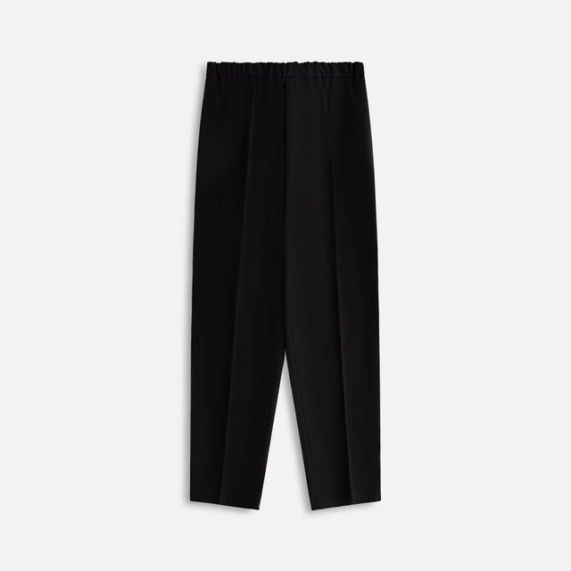 Jil Sander Sharp Wool Gabardine Trouser - Black Male Product Image