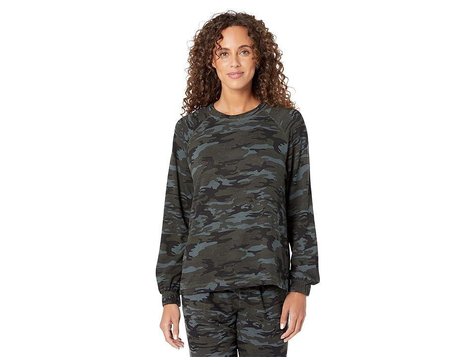 Sanctuary Long Sleeve Popover and Joggers PJ Set (Camo) Women's Pajama Sets Product Image