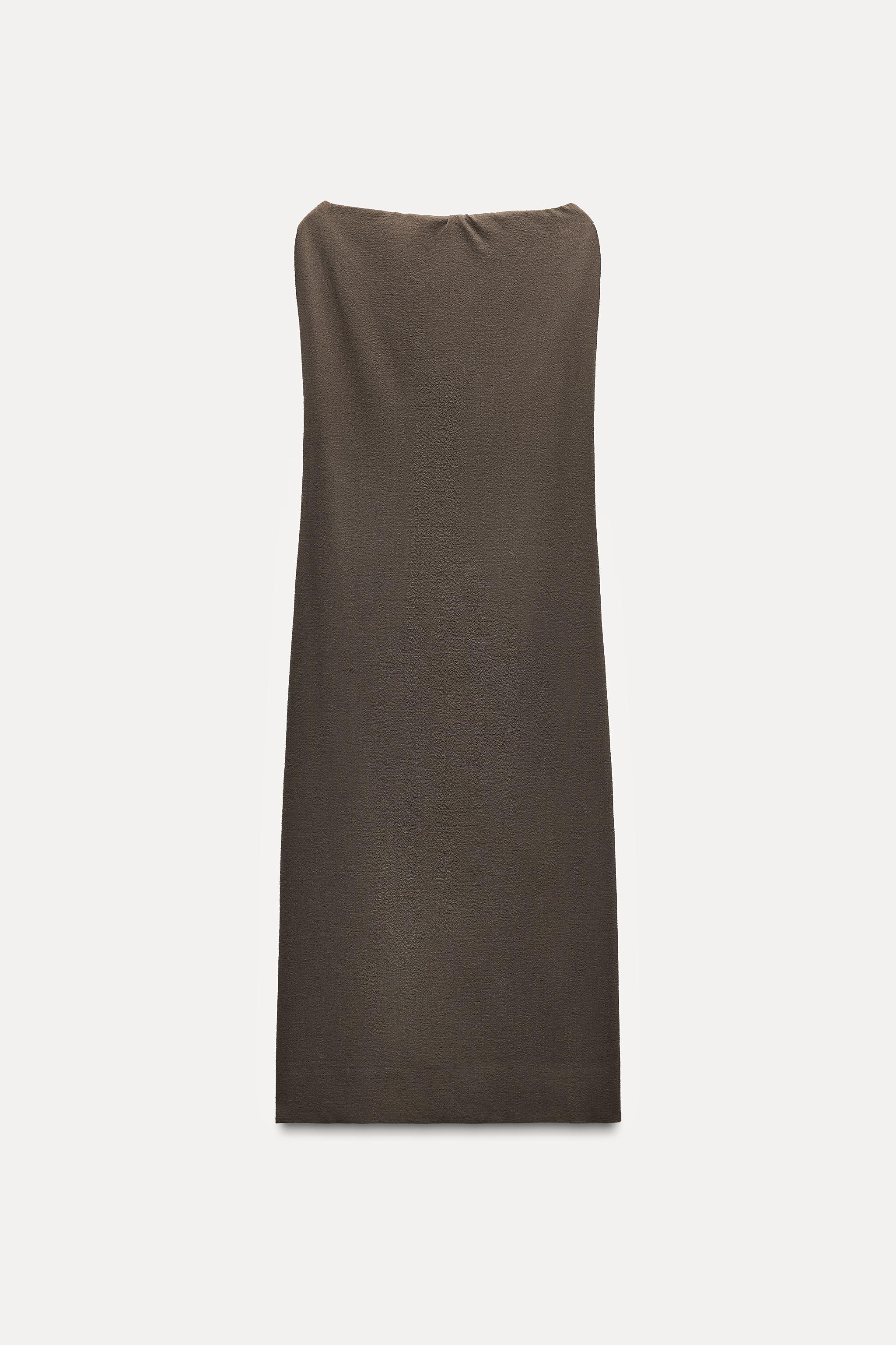 WOOL BLEND MIDI DRESS ZW COLLECTION Product Image