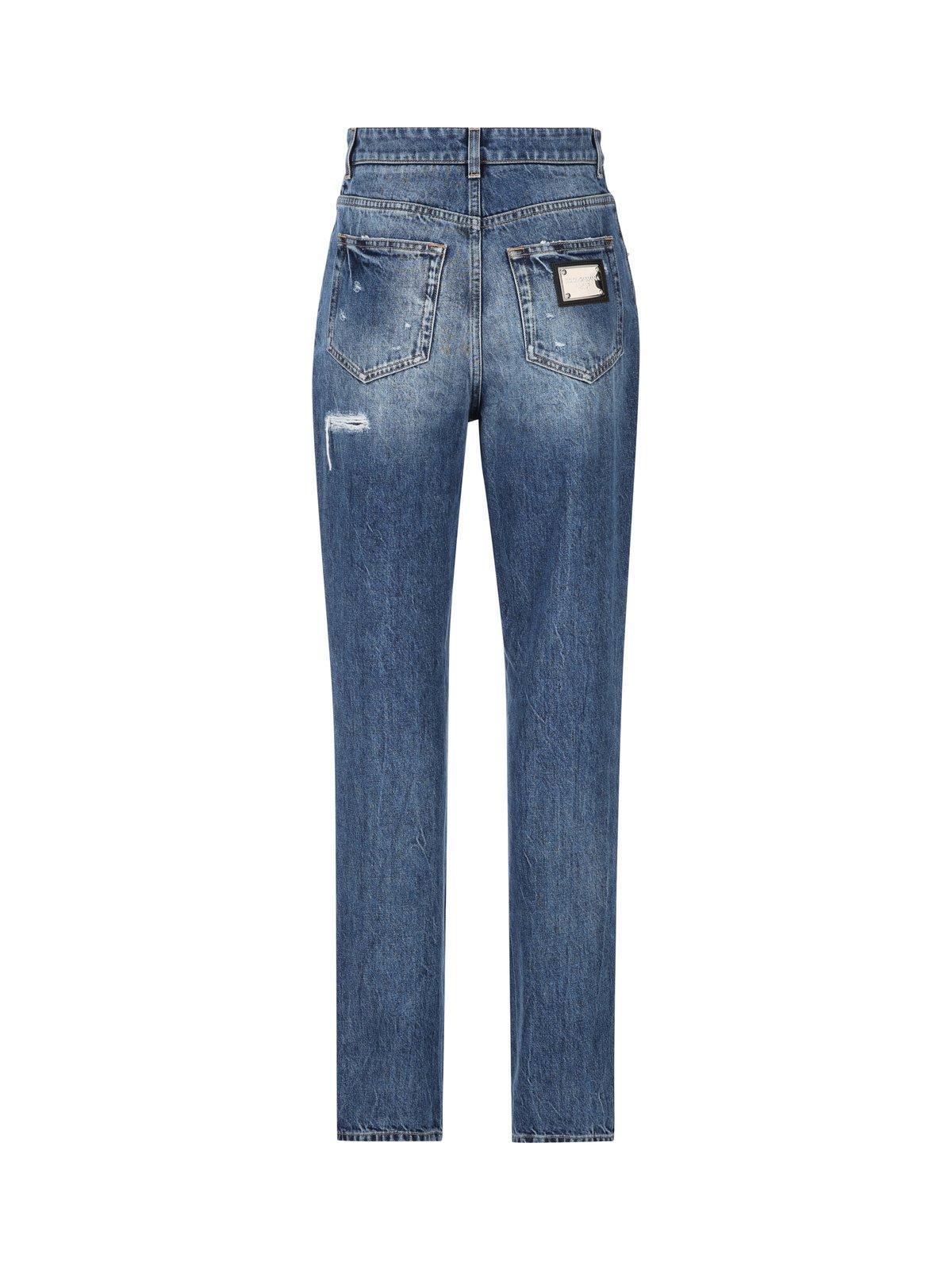 Ripped Jeans In Blue Product Image