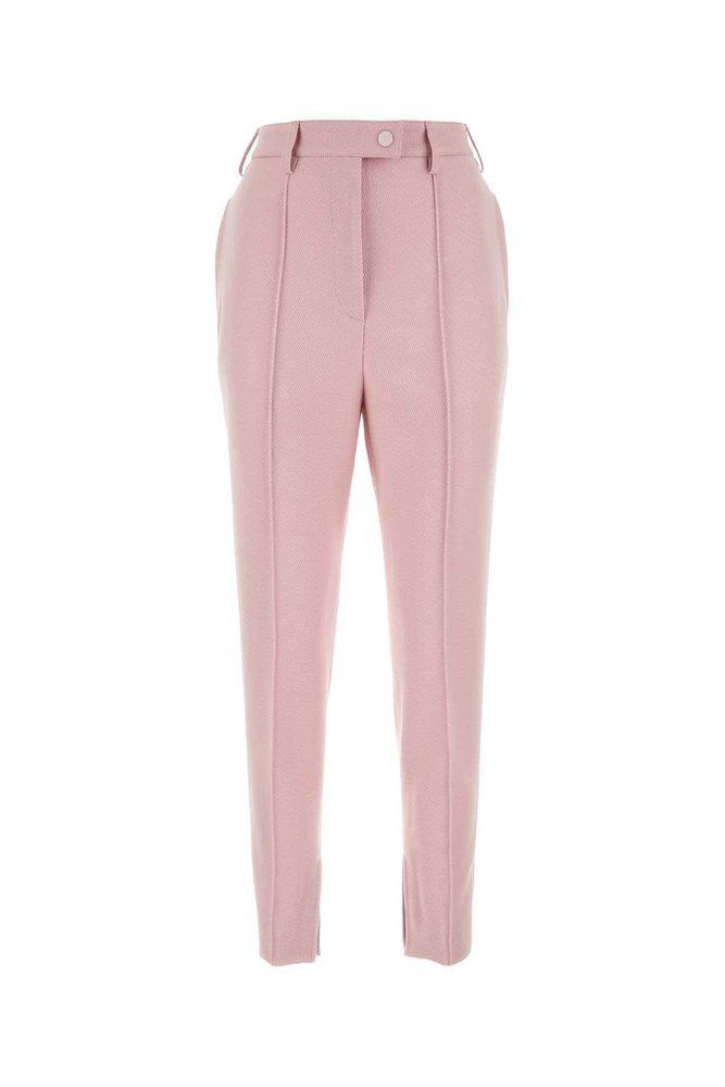 High-waisted Tapered Trousers In Pink product image