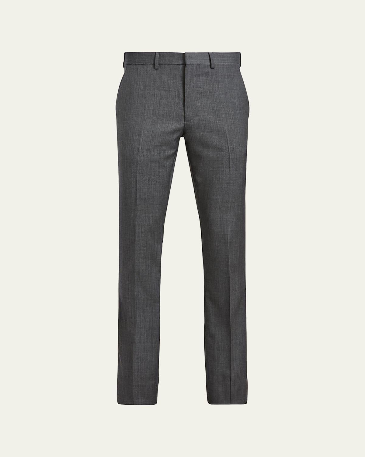 Mens Greg Flat-Front Wool Pants Product Image