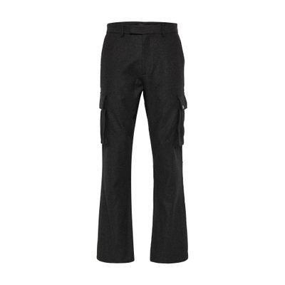 Cargo Flared Pants In Black Product Image