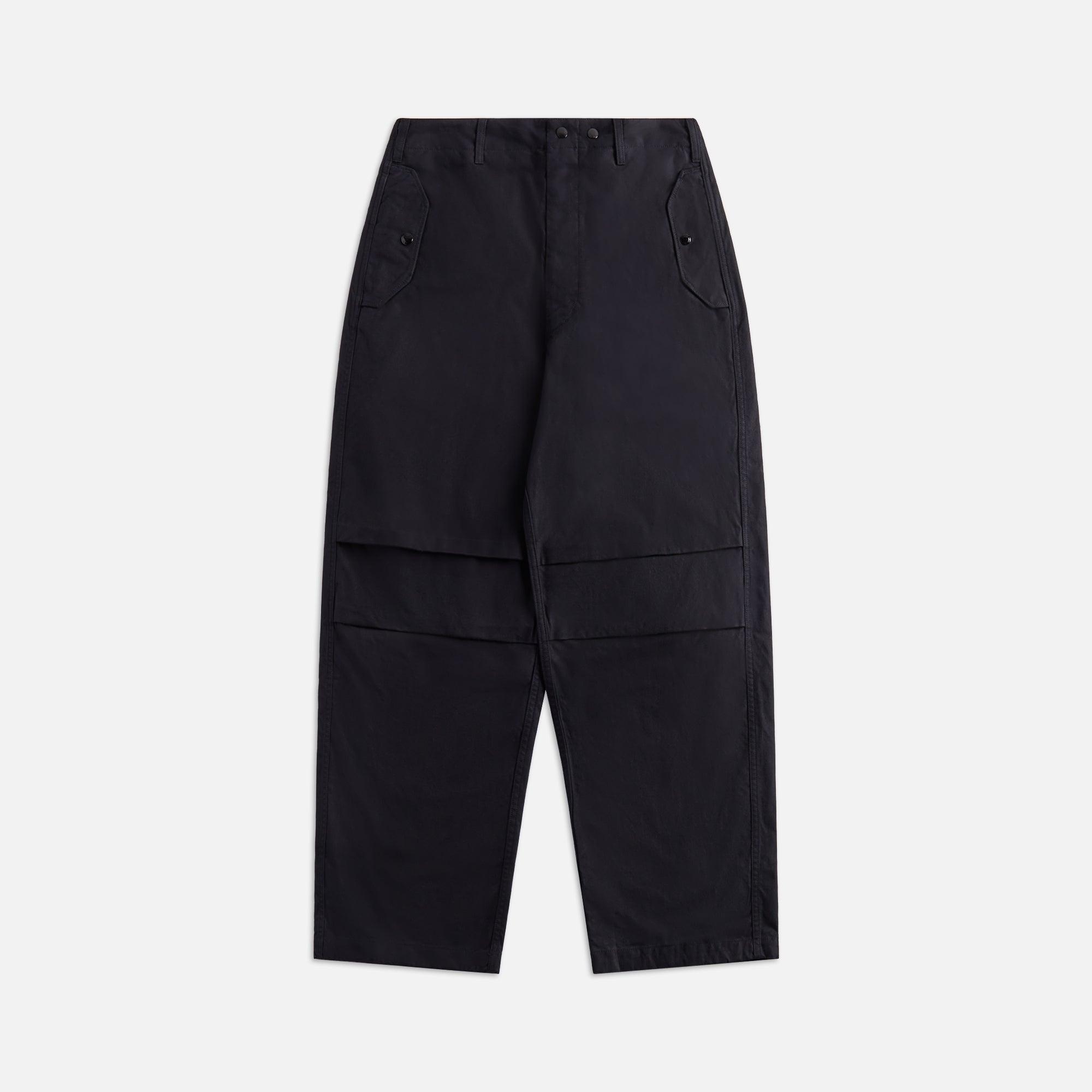 Engineered Garments Over Pant Black Cotton Brushed Hb - Black Male Product Image