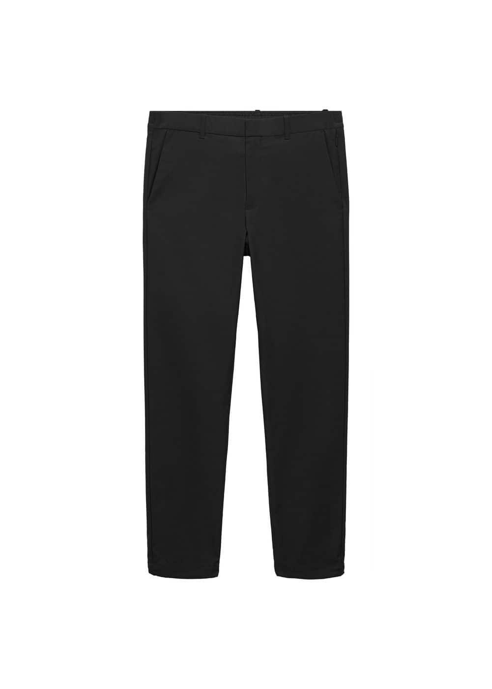 MANGO MAN - Solotex® slim-fit pants blackMen Product Image