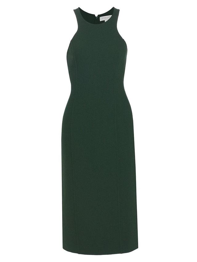 Michael Kors Collection Racerback Virgin Wool Blend Sheath Dress Product Image