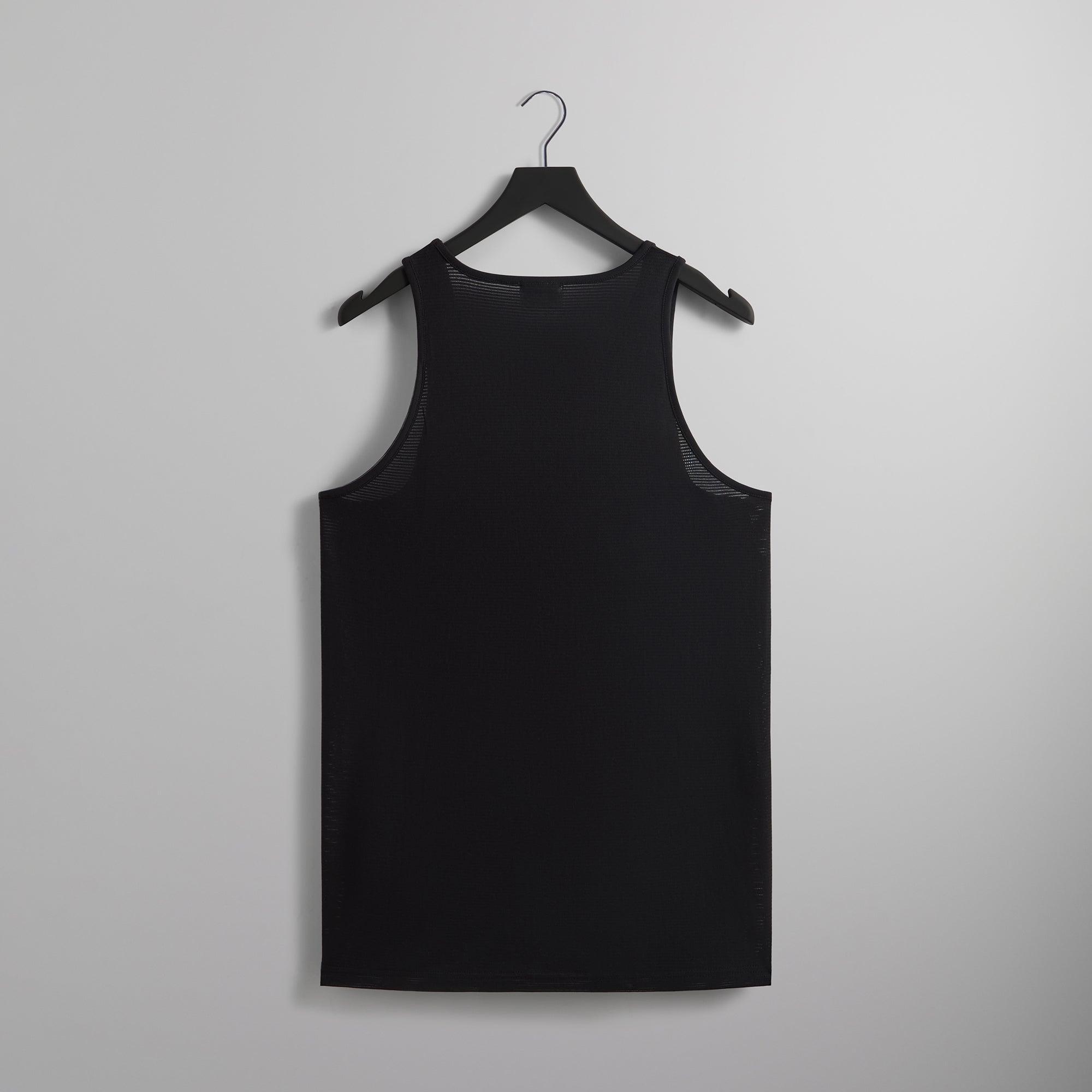 Kith Pointelle Mesh Spencer Tank - Black Male Product Image